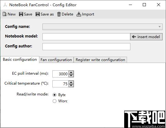 NoteBook FanControl下载,系统增强,风扇控制