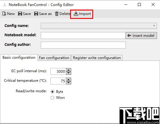 NoteBook FanControl下载,系统增强,风扇控制