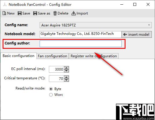 NoteBook FanControl下载,系统增强,风扇控制