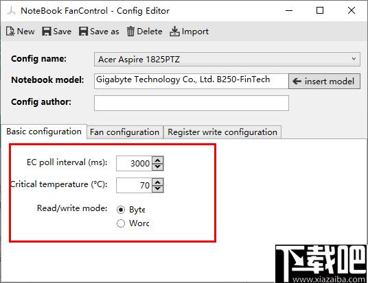 NoteBook FanControl下载,系统增强,风扇控制