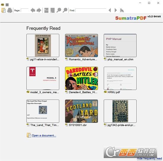 SumatraPDF,阅读,PDF.